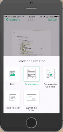scanner de documentos no iphone