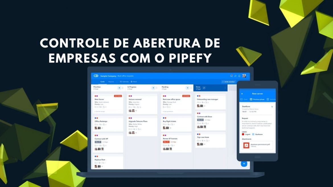 Controle de Abertura de Empresas com o Pipefy